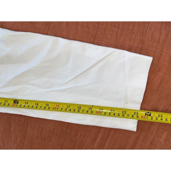 J.McLaughlin Cream Straight Leg Mid-Rise Zip closure Women's Pants Size 8 - Picture 6 of 11